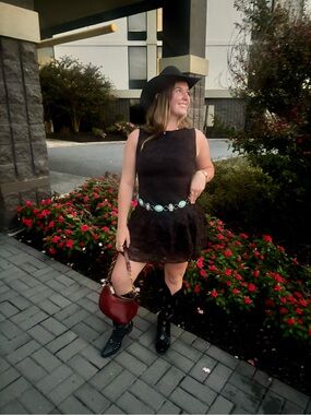 Black Lace romper worn once